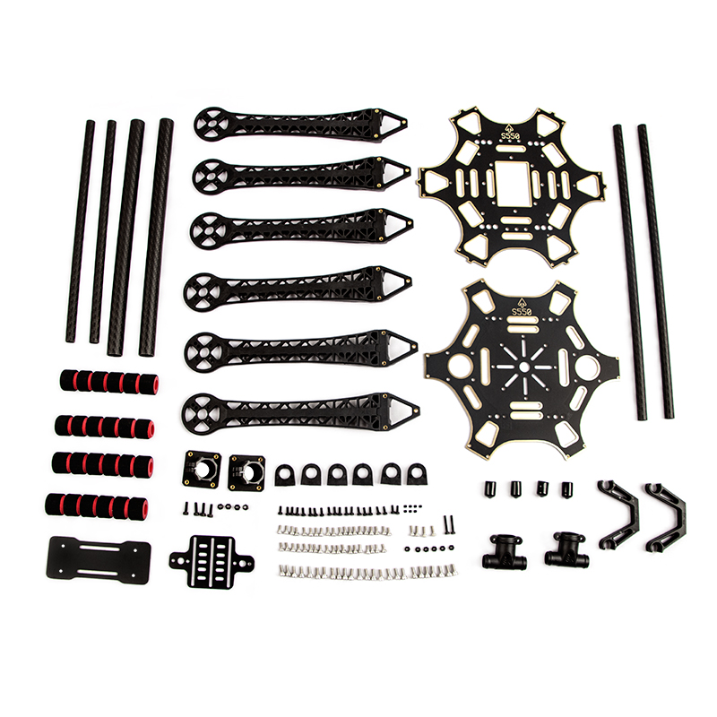 Jeefly S500フレームは9-12インチプロペラに対応 - Drone Kit Fpv のレビューと価格