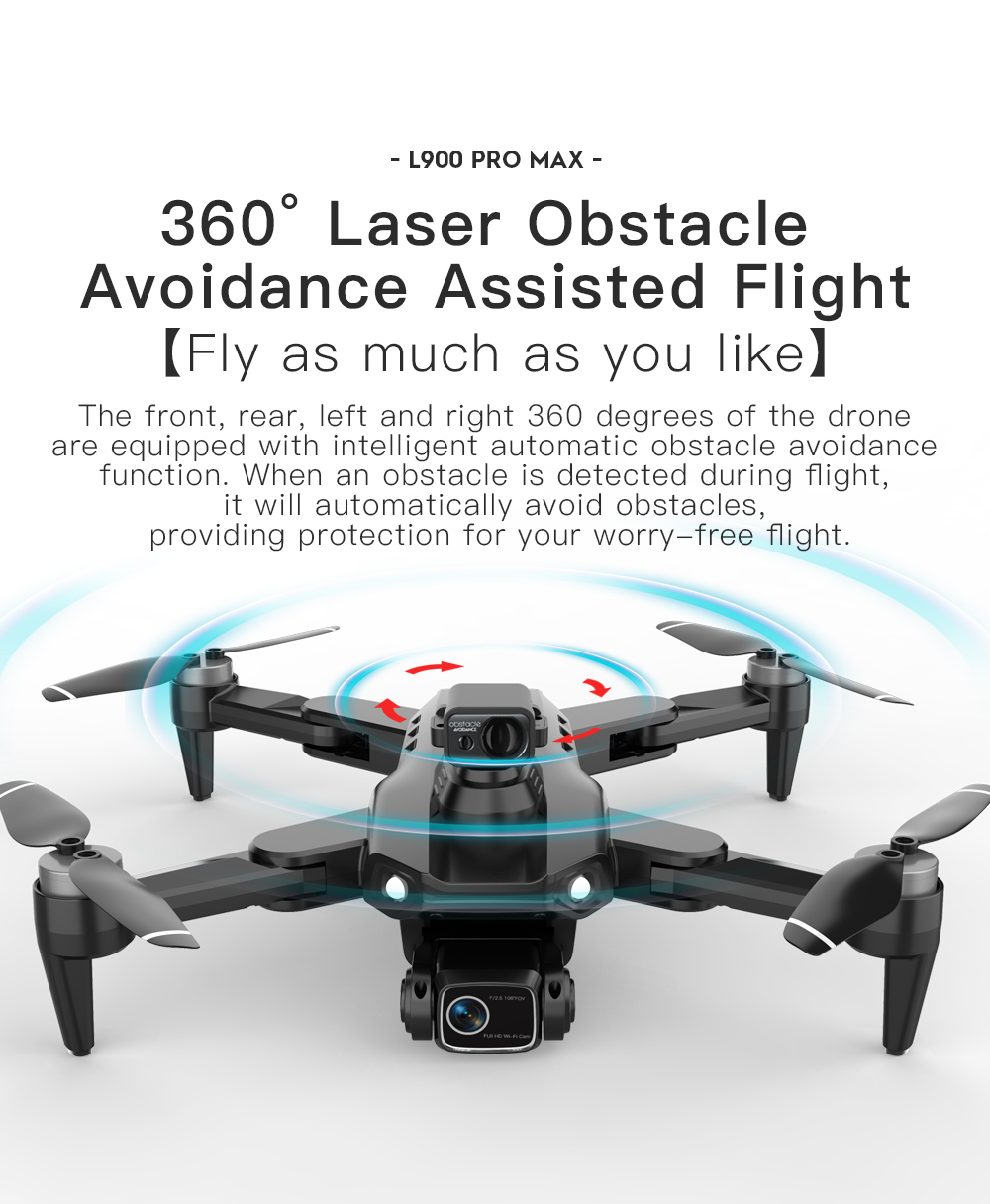LYZRC L900 PRO MAX レーザー障害物回避 G - Drone Kit Professional のレビューと価格